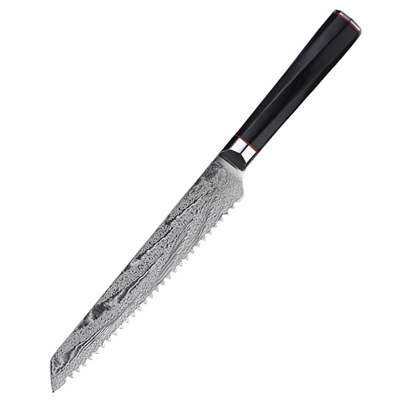 Japanese Damascus Steel Kitchen Knife Household Kitchen Bread Knife